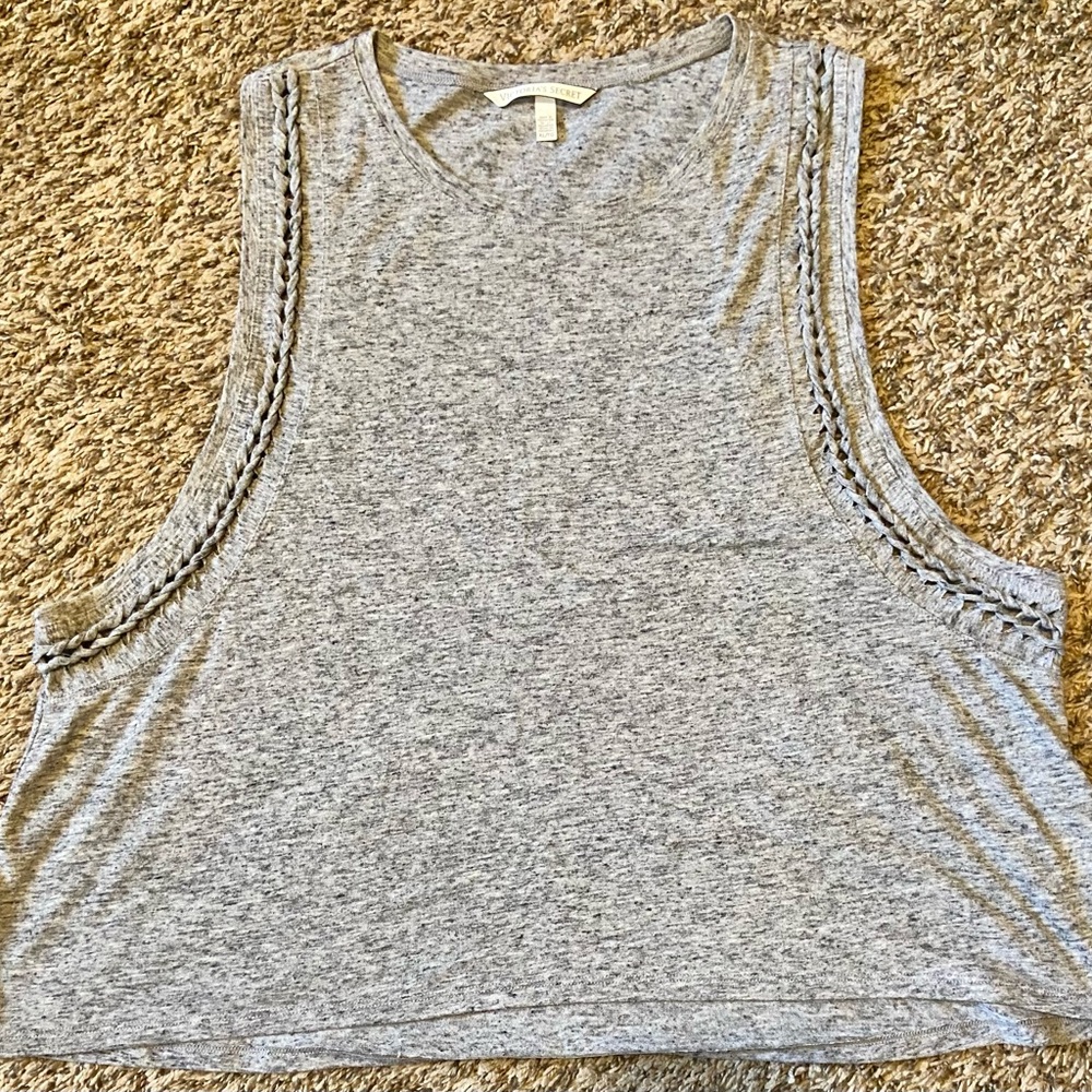 Victoria's Secret Gray Muscle Tee